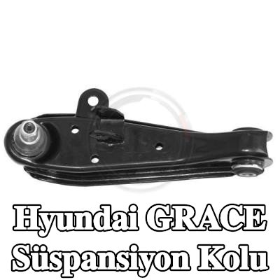 A.B.S. Çelik Süspansiyon Kolu, bilyeli mafsal ile, lastik yatağı ile — 2000 Hyundai Grace