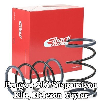 EIBACH Süspansiyon kiti, coil springs Set of 2 springs, Pro-Kit — Peugeot 206