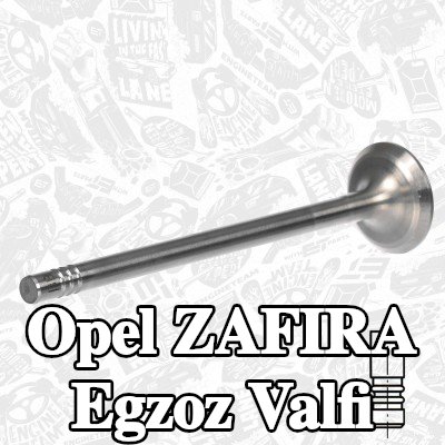 ET ENGINETEAM Egzoz valfi, zırhlı valf yuvası, Krom kaplı valf gövdesi, Sertleştirilmiş valf sapı ucu — Opel Zafira