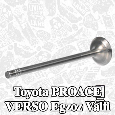 ET ENGINETEAM Egzoz valfi, zırhlı valf yuvası, Krom kaplı valf gövdesi, Sertleştirilmiş valf sapı ucu — Toyota Proace Verso