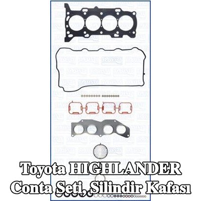 AJUSA Conta seti, silindir kapağı contalı silindir kapağı, valf gövdesi contalı — 2016 Toyota Highlander