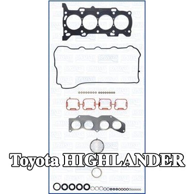 AJUSA مجموعة حشيات, رأس الأسطوانة مع حشوة رأس الأسطوانة, مع أختام ساق الصمام — 2016 Toyota Highlander