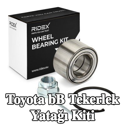 RIDEX Tekerlek yatağı kiti Ön aks her iki taraf, entegre ABS sensörü ile — Toyota bB