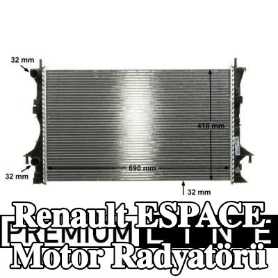 MAHLE Motor radyatörü — 2012 Renault Espace