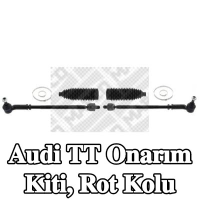 MAPCO Onarım Kiti, bağlantı çubuğu Ön Aks Sol, Ön Aks Sağ, kelepçeli, direksiyon körüğü — Audi Tt