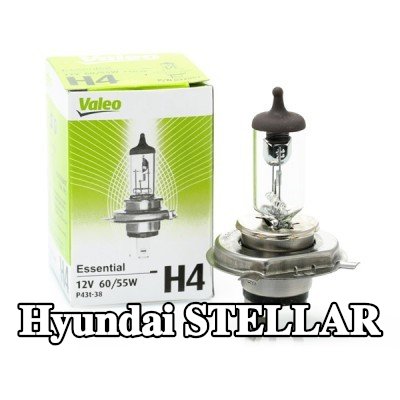 VALEO لمبة الضوء العالي ESSENTIAL, H4, 60/55W, 12V — Hyundai Stellar