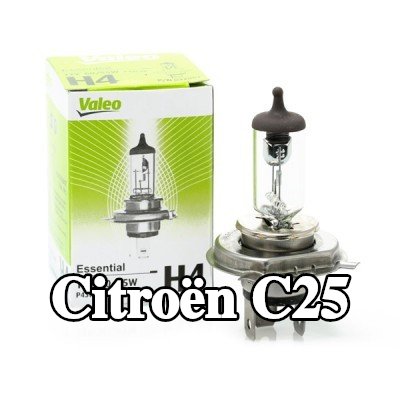 VALEO لمبة الضوء العالي ESSENTIAL, H4, 60/55W, 12V — Citroën C25