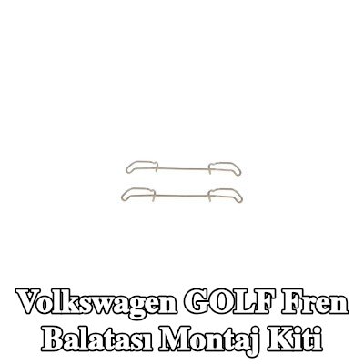 BOSCH Fren balatası montaj kiti — 2000 Volkswagen Golf