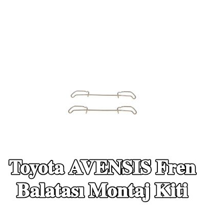 BOSCH Fren balatası montaj kiti — 2000 Toyota Avensis