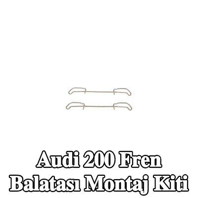 BOSCH Fren balatası montaj kiti — Audi 200