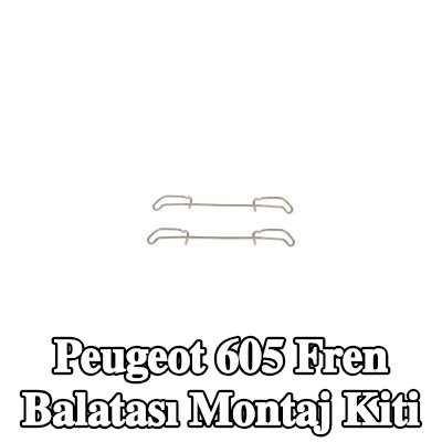 BOSCH Fren balatası montaj kiti — Peugeot 605