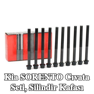 FAI AutoParts Cıvata Kiti, silindir kafası 168mm — Kia Sorento