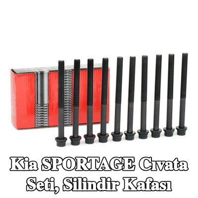 FAI AutoParts Cıvata Kiti, silindir kafası 168mm — 2016 Kia Sportage