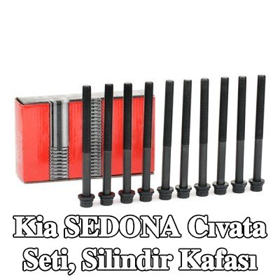 FAI AutoParts Cıvata Kiti, silindir kafası 168mm — Kia Sedona