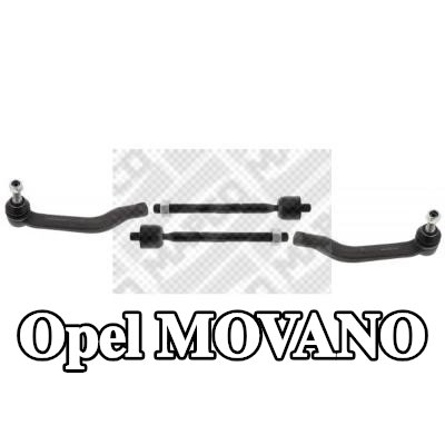 MAPCO مجموعة إصلاح, قضيب الربط المحور الأمامي الأيسر, المحور الأمامي الأيمن — 2012 Opel Movano