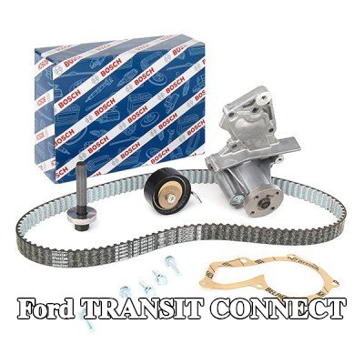 BOSCH مجموعة مضخة المياه وحزام التوقيت عدد الأسنان: 117, Width: 22mm — Ford Transit Connect