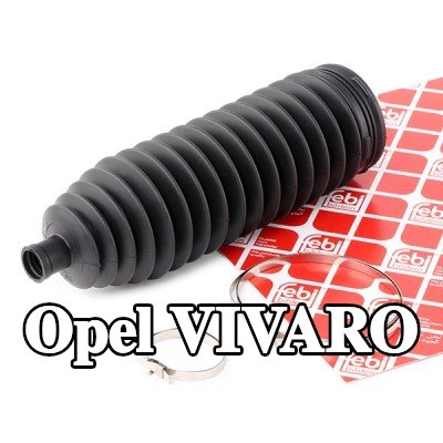 FEBI BILSTEIN طقم غطاء حامل التوجيه المحور الأمامي الأيسر, مع مشابك — 2012 Opel Vivaro