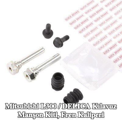 QUICK BRAKE Kılavuz manşon kiti, fren kaliperi — Mitsubishi L300 / Delica