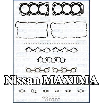 AJUSA مجموعة حشيات, رأس الأسطوانة مع حشوة رأس الأسطوانة, مع أختام ساق الصمام, MULTILAYER STEEL — 2000 Nissan Maxima
