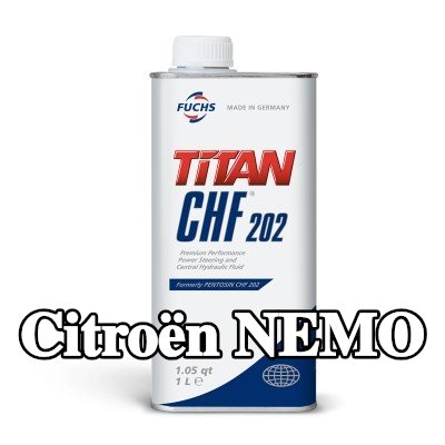 FUCHS سائل التوجيه المعزز Titan, CHF 202 — Citroën Nemo