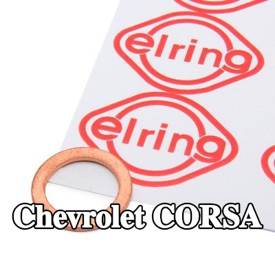 ELRING حشية سدادة حوض الزيت من النحاس, Inner Diameter: 14mm — Chevrolet Corsa