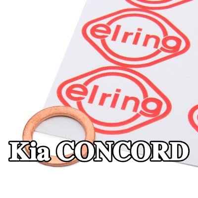 ELRING حشية سدادة حوض الزيت من النحاس, Inner Diameter: 14mm — Kia Concord