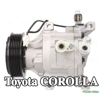 NISSENS ضاغط تكييف الهواء مع زيت ضاغط PAG, مع قابض مغناطيسي, بدون صمام ثنائي — 1997 Toyota Corolla