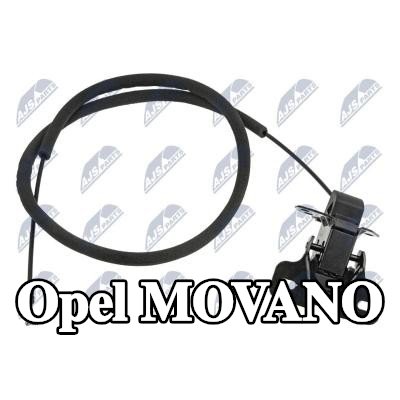 NTY قفل الباب الخلفي — Opel Movano
