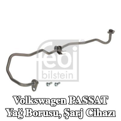 FEBI BILSTEIN Yağ Borusu, şarj cihazı — Volkswagen Passat