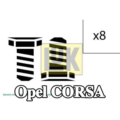 LuK مجموعة براغي، دولاب الموازنة — Opel Corsa