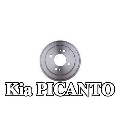 HELLA أسطوانة الفرامل 220mm, بدون محمل عجلة, بدون محور عجلة, بدون مسامير عجلة — Kia Picanto