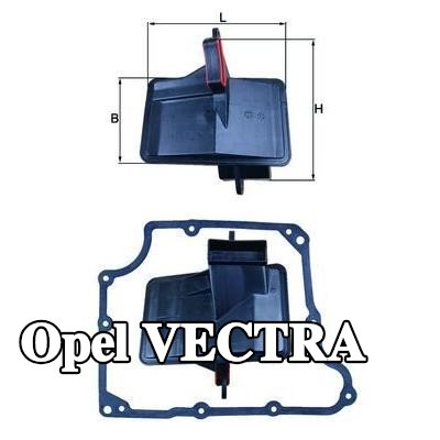MAHLE مجموعة مرشح ناقل الحركة الأوتوماتيكي مع حشية/سداد — 2002 Opel Vectra