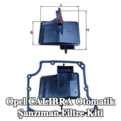 MAHLE Conta/sızdırmazlık elemanı içeren otomatik şanzıman filtre kiti — Opel Calibra