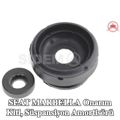 SIDEM Onarım kiti, süspansiyon kolu Ön Aks, 76mm, bilyalı rulman ile — SEAT Marbella
