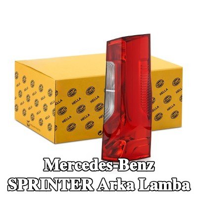 HELLA Arka lamba Sağ, ampul tutuculu, ampullü — 2022 Mercedes-Benz Sprinter