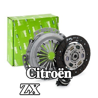 VALEO طقم القابض KIT3P, مع محمل تحرير القابض — Citroën Zx