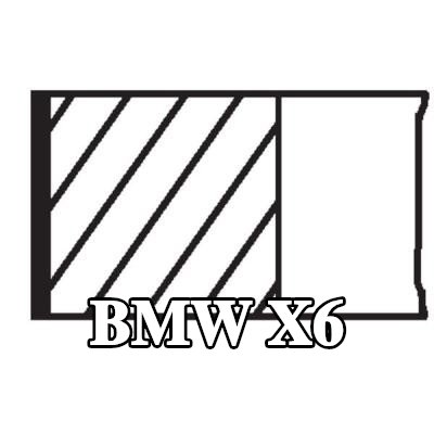MAHLE مجموعة حلقات المكبس — 2007 BMW X6