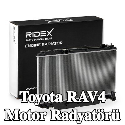 RIDEX Motor radyatörü Alüminyum, Plastik — 2002 Toyota Rav4