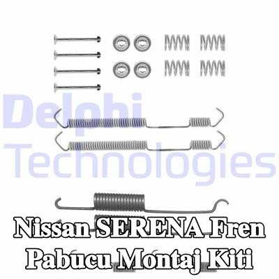 DELPHI Fren pabucu montaj kiti — 2000 Nissan Serena
