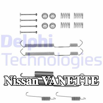 DELPHI طقم تركيب أحذية الفرامل — Nissan Vanette