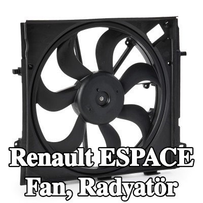 VALEO Fan, tutuculu radyatör — Renault Espace