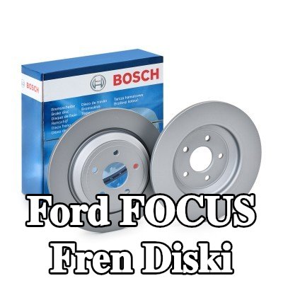 BOSCH Fren diski Dış Çap: 302mm, düz, Kaplamalı — Ford Focus