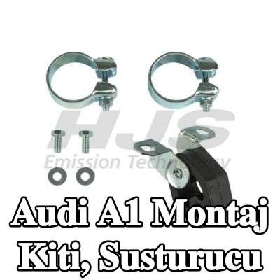 HJS Montaj Kiti, kelepçeli susturucu — Audi A1