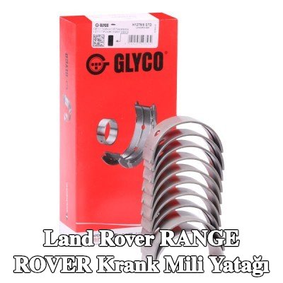 GLYCO Sinterle birleştirilmiş bronzlu çelik sırtlı krank mili yatağı — 1992 Land Rover Range Rover