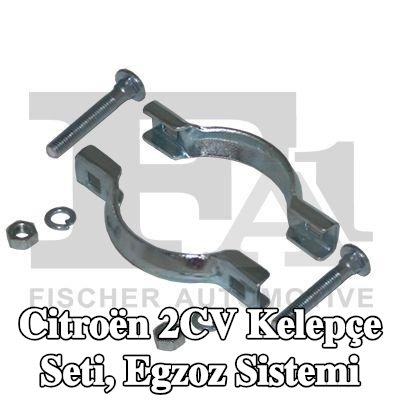 FA1 Kelepçe Seti, egzoz sistemi — Citroën 2cv
