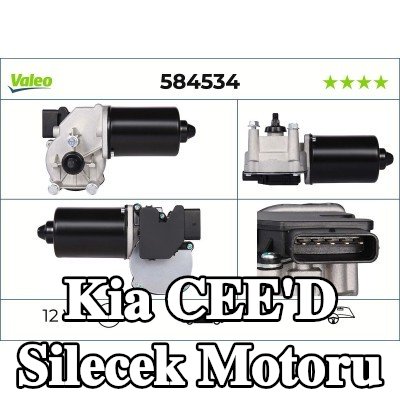 VALEO Silecek motoru Ön, 12V — 2012 Kia Cee'd