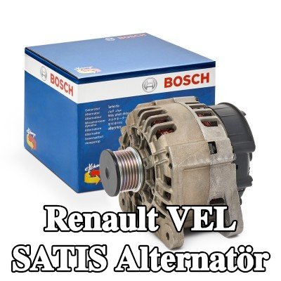 BOSCH Alternatör 120A — 2002 Renault Vel Satis