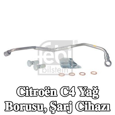 FEBI BILSTEIN Yağ Borusu, şarj cihazı — Citroën C4