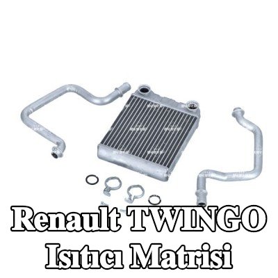 NRF Conta/sızdırmazlık elemanlı ısıtıcı matrisi, boru olmadan — Renault Twingo