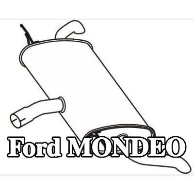 VEGAZ كاتم الصوت الخلفي — 2016 Ford Mondeo